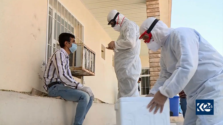 له‌ یه‌ك رۆژدا 12 كه‌س له‌ شاره‌دێی هه‌ریر تووشی كۆرۆنا بوون